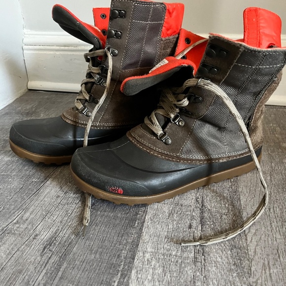 THE NORTH FACE Heat Seeker Leather 200 Gram Insulated Waterproof Winter Boots 8 - Picture 14 of 15